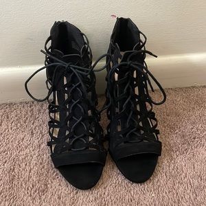 Black heels